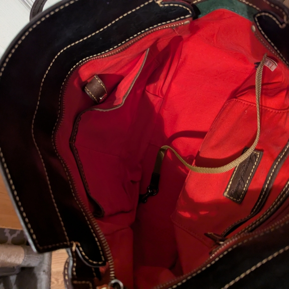 Dooney & Bourke Black Leather Tote Bag - Picture 9 of 9